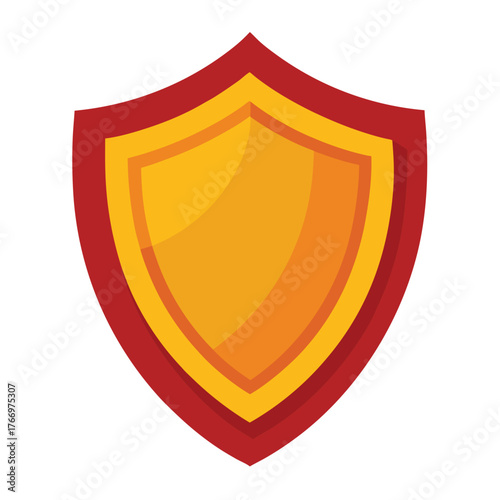 Free Download Shield emblem with layered colors badge crest - GFXLoad