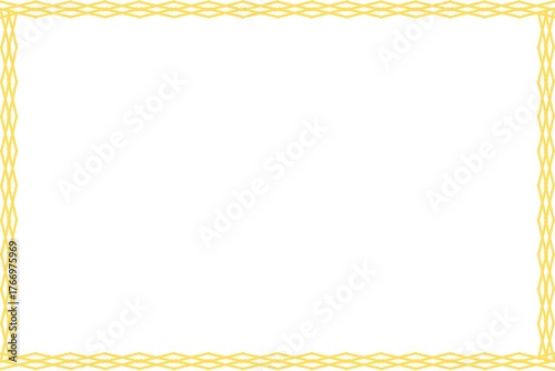 Simple Frame, Border Frame, Unique Photo Frame with White Background, Golden Frame, Amazing Unique Frame