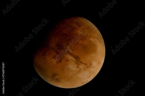 Fototapeta Naklejka Na Ścianę i Meble -  Mars – The Red Planet