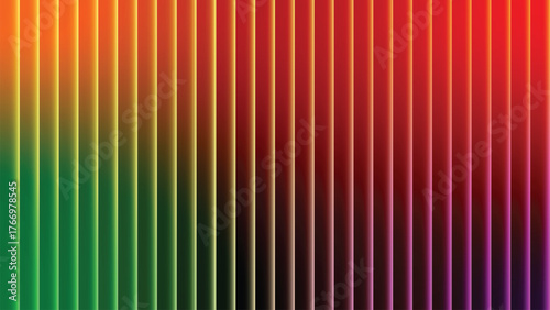 Chromatic Radiance: A vibrant display of vertical lines in a spectrum of bold colors, creating a visually captivating composition.