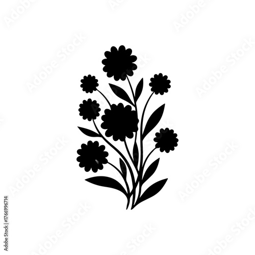 vector illustration of a flower