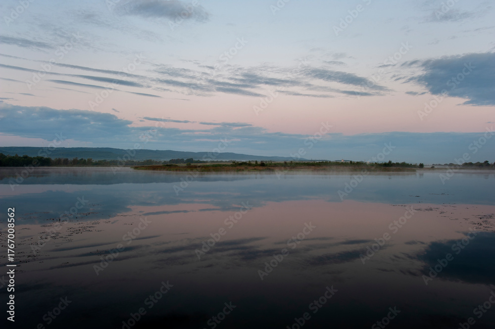 Fototapeta premium white clouds on the blue sky background