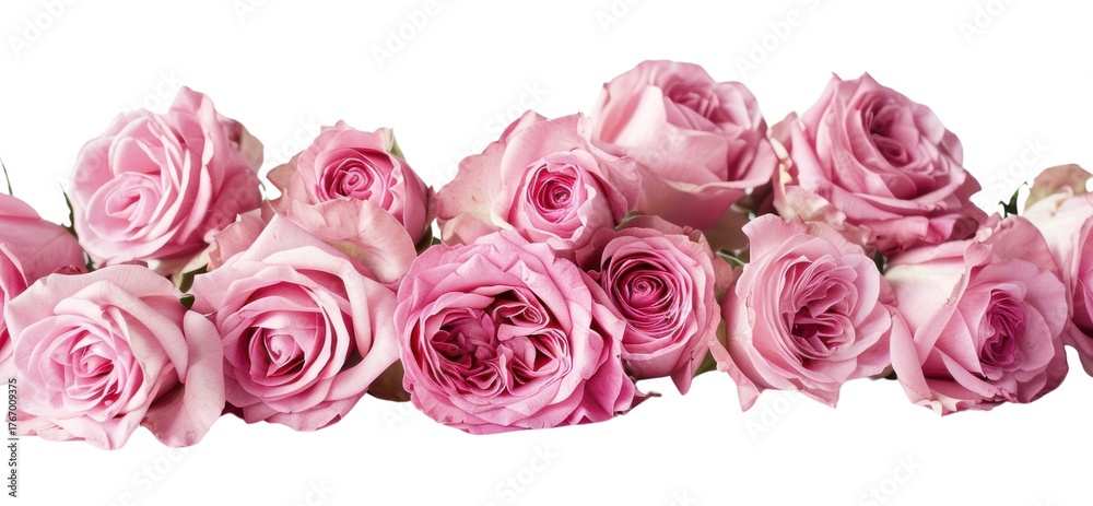 Fototapeta premium PNG Many pink roses flower petal plant.