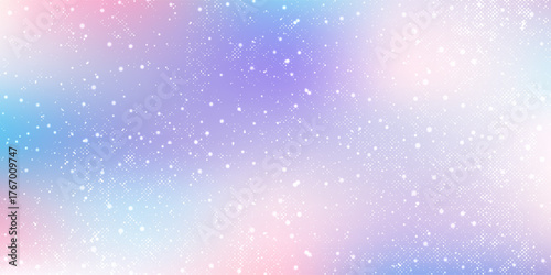Holographic fantasy rainbow unicorn background. Magic unicorn hologram. kawaii princess gradient. Abstract fabulous background for Christmas, new year, Xmas holidays, celebration, party. Vector EPS10.