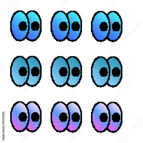 Color Gradient Abstract Shapes / Abstrakte Farbverlaufformen / Formas abstractas con gradientes de color