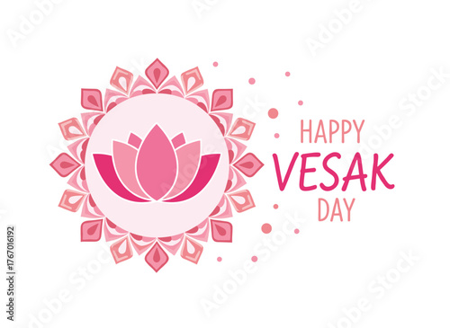 Background for Buddha Purnima or Vesak featuring a vector lotus flower, a Vesak greeting card design, a lotus icon for a holiday sale banner, and an Indian Vesak holiday background with lotus floral