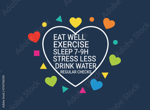 Celebrate National Heart Month by adopting a healthy lifestyle to prevent heart disease, and explore the American Heart Month theme, logo, banner, poster, flyer, and concept design template