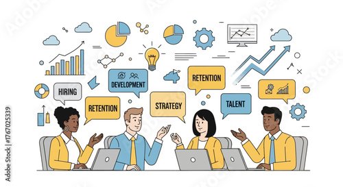 Human Resources Team Brainstorming Ideas