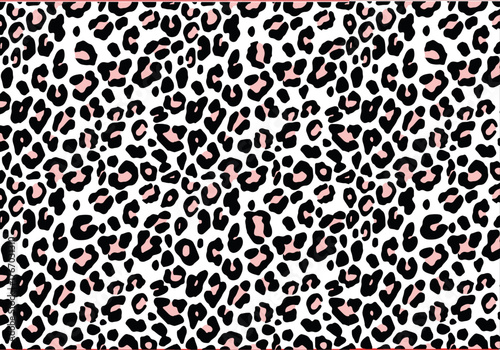 leopard animal print vector design  and background