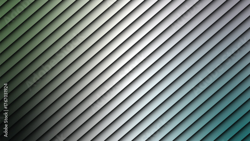 A close up view of diagonal parallel lines with light and shadow creating an abstract pattern