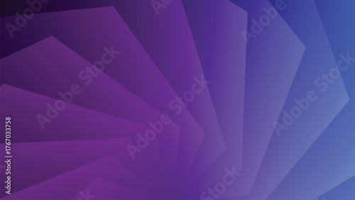 Abstract gradient background with geometric shapes in shades of purple and blue color palette