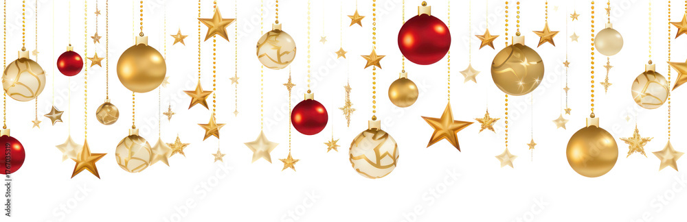 Fototapeta premium PNG Christmas ornaments invitation border illustration background christmas.