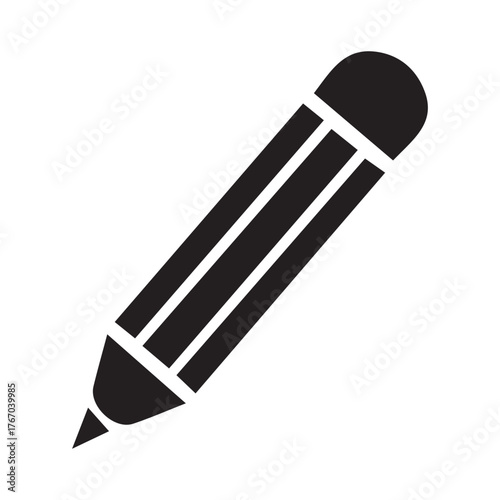 Editable Outline Pencil Icon Vector Illustration for Edit, Write, and Design
