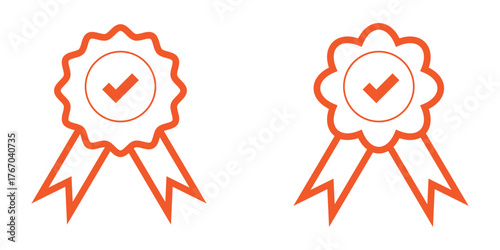 Accreditation icon editable flat vector illustration concept. EPS 10
