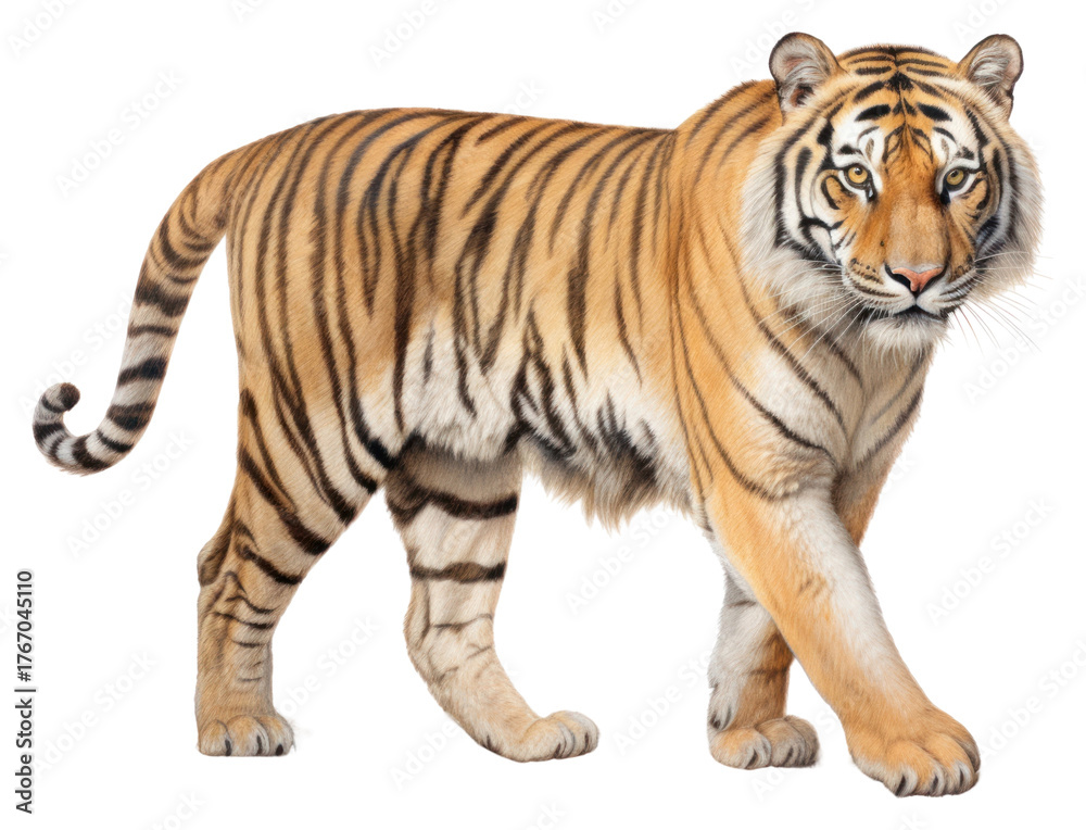 Obraz premium PNG Tiger tiger wildlife animal.