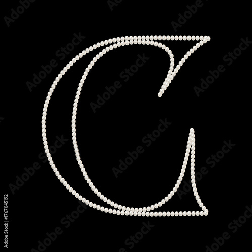 Capital Letters of English alphabet. luxury and elegant font glamour style