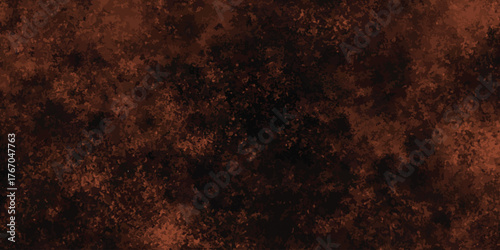 Abstract dark reddish-brown concrete wall Old grunge dark reddish-brown tones with subtle hints cloud textures background. brown cement wall texture wallpaper.