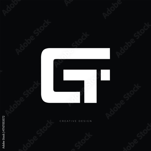 CGT letter design branding logo