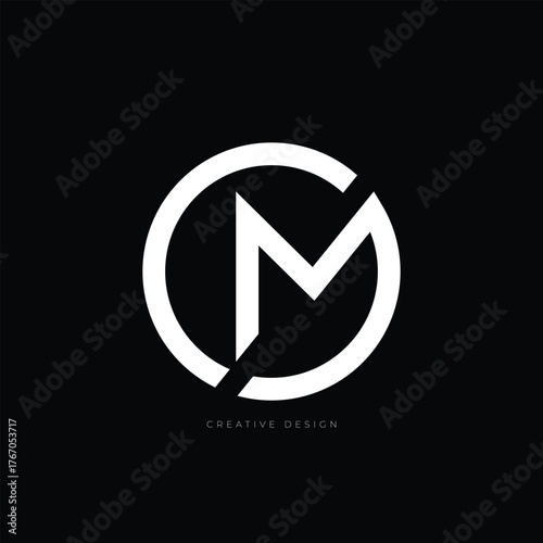 CM circle minimal brand logo