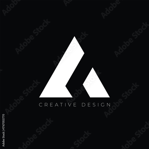 Creative A letter logo brand
