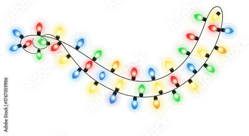 Brighten any celebration with vibrant, colorful string lights creating a festive and joyful atmosphere for holidays and parties