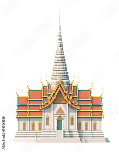 Wallpaper Mural PNG Wat Pho architecture building pagoda. Torontodigital.ca