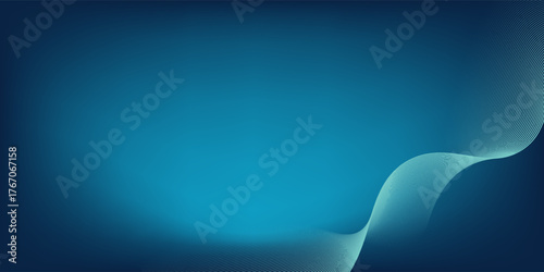 blue light gradient mesh abstract background with wavy lines nice for wallpaper or banner