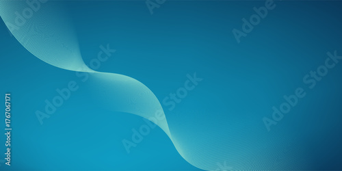 blue light gradient mesh abstract background with wavy lines nice for wallpaper or banner
