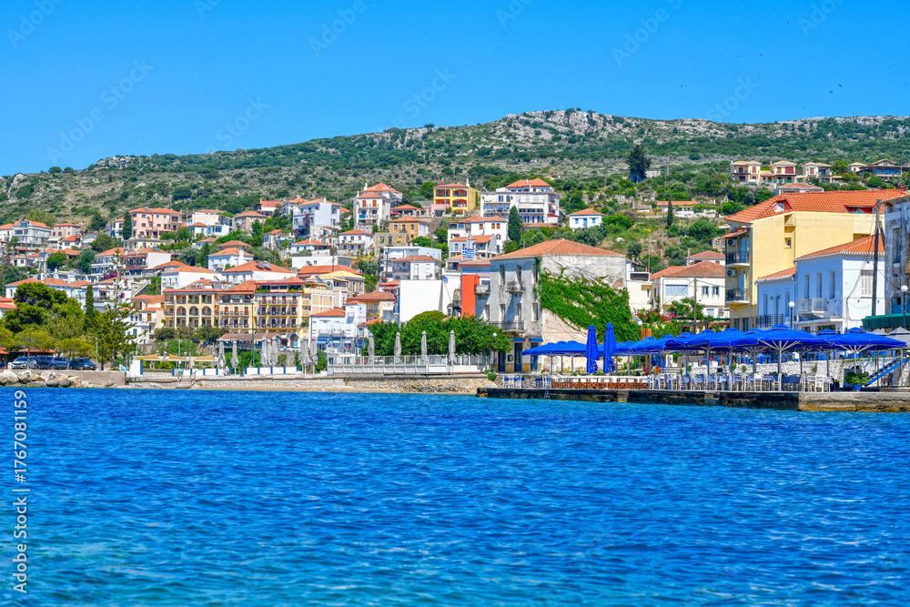 Obraz premium Pylos in Messenien, Peloponnes (Griechenland)