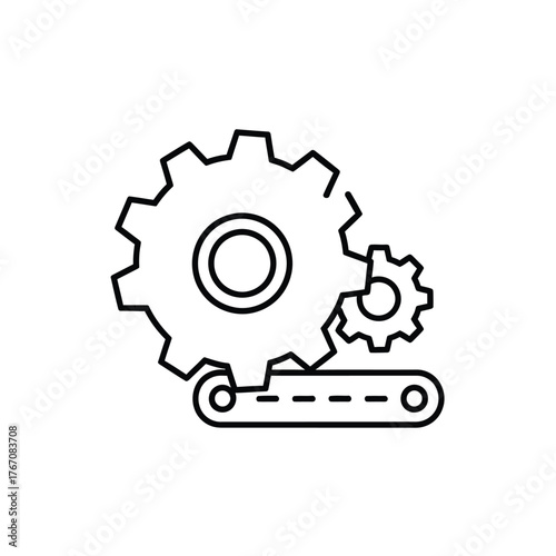 Gear System Cogwheel Mechanism Process Automation Engineering Configuration Symbol