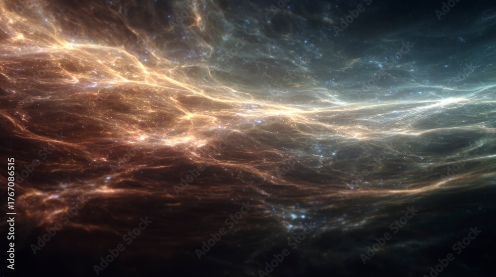 Fototapeta premium Abstract cosmic nebula
