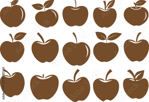 Apple vectore bundle set design
