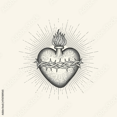 Sacred Heart A Remembrance for All Saints' Day, Honoring Altars of Faith and Legacy