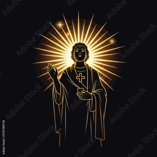 A holy icon for All Saints' Day, perfect for altars and personal altar setups for a day of spiritual Remembrance