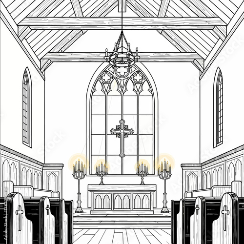 Remembrance Altars for All Saints' Day A Solemn Altar in a Church Setting