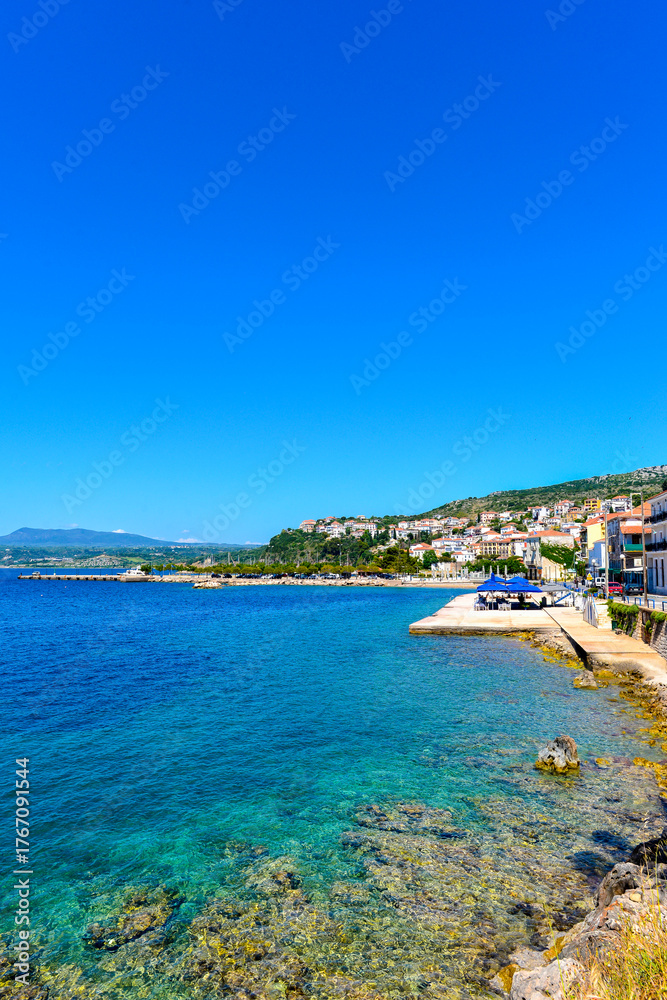 Naklejka premium Pylos in Messenien, Peloponnes (Griechenland)
