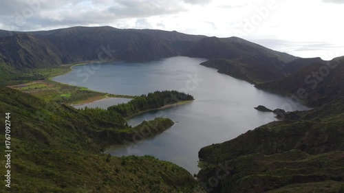 Footage of the island of sao miguel in the Azores, Portugal