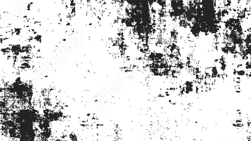 Wallpaper Mural Distressed grunge texture overlay with sketch hand drawn speckled black spots — stock vector Torontodigital.ca