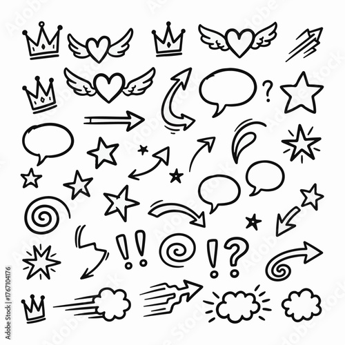 hand-drawn doodle