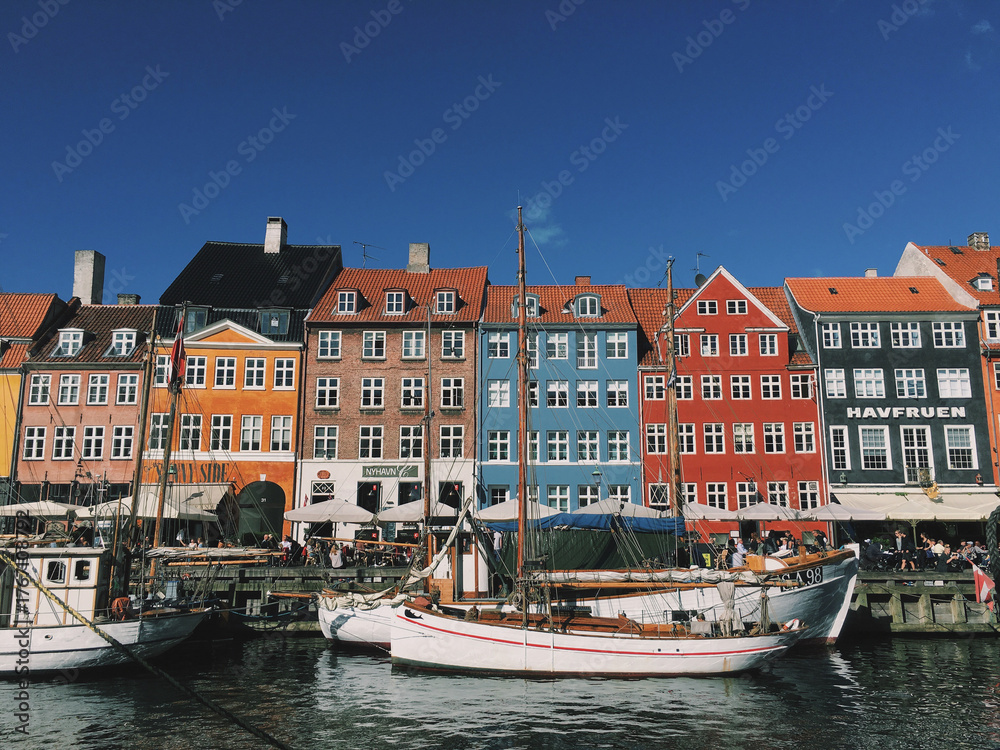Naklejka premium Copenhagen, Denmark - August 20 2016
