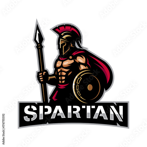 Spartan warrior logo