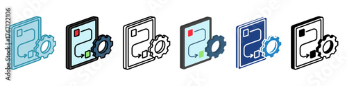 Method Mini Illustration Multi Style Isometric Icon. Use For Modern Concept, Print, Ui, Ux Kit, Web And App Development. Vector Related To Market, Business, Finace