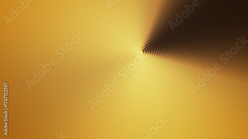 メタリックな同心円（金）