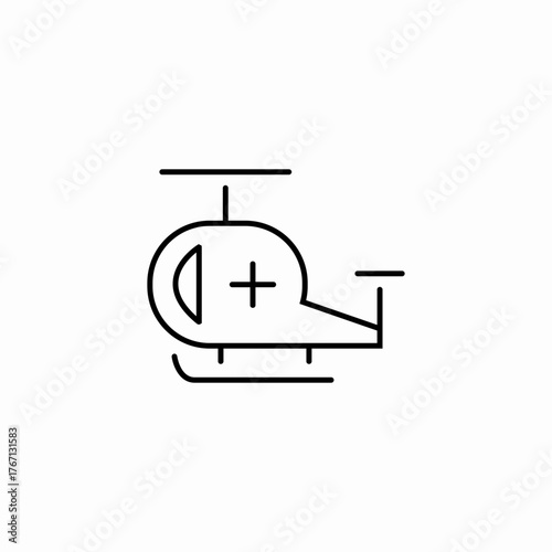 medical ambulance icon sign vector