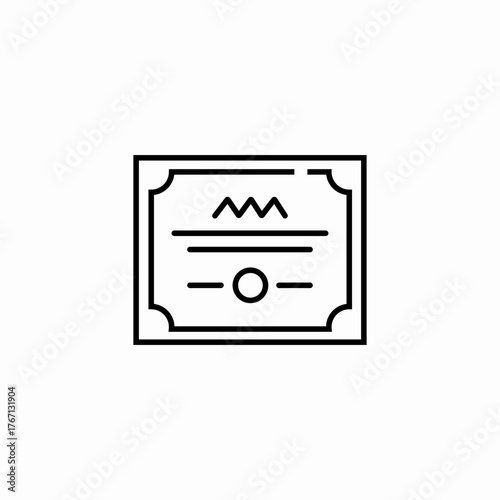school diplomma icon sign vector