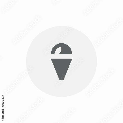 soft ice cream icon sign vector