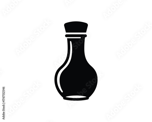 Olive oil bottle icon design for cooking product and restaurant menu