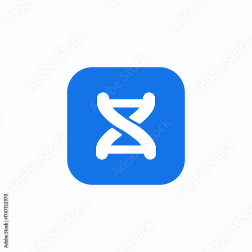 dna helix icon sign vector