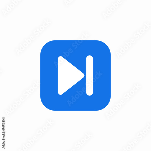 media end icon sign vector