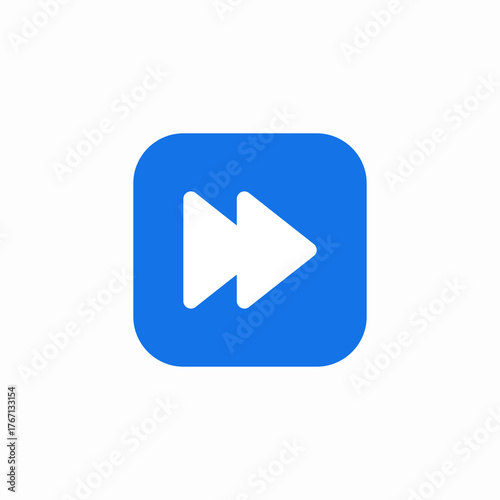 media forward icon sign vector
